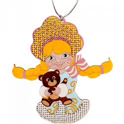 Набор для вышивания бисером по дереву Волшебная страна FLK-006, 9.5*11см