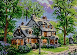 АА-026  Набор для вышивания "Усадьба" (Гелиос)