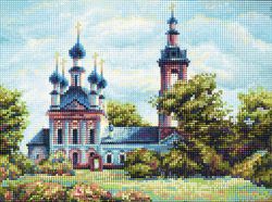 БСА3-128 Алмазная мозаика ТМ Наследие "Сельский храм"