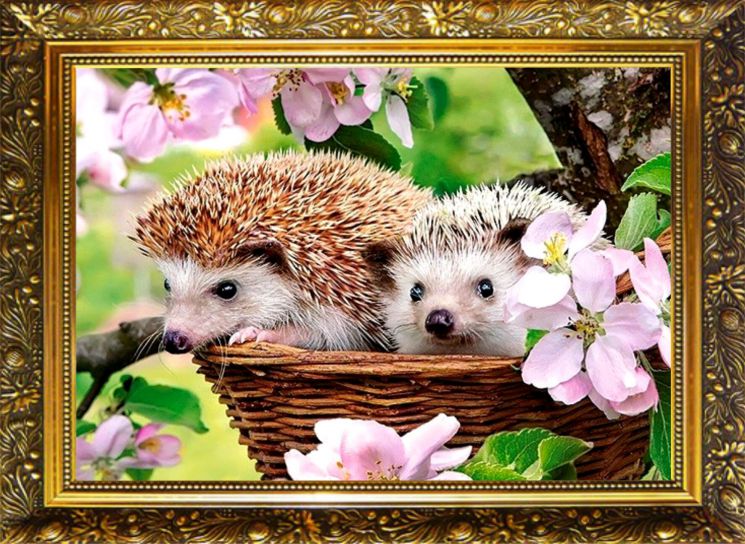 NR-56 Алмазная мозаика Милато "Под яблонькой"