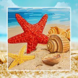 БСА25-106 Алмазная вышивка ТМ Наследие "Морская звезда"