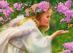 НЛ3-009 Набор для вышивания лентами ТМ Наследие "Чудесное мгновение"