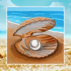 БСА25-107 Алмазная вышивка ТМ Наследие "Жемчужина"