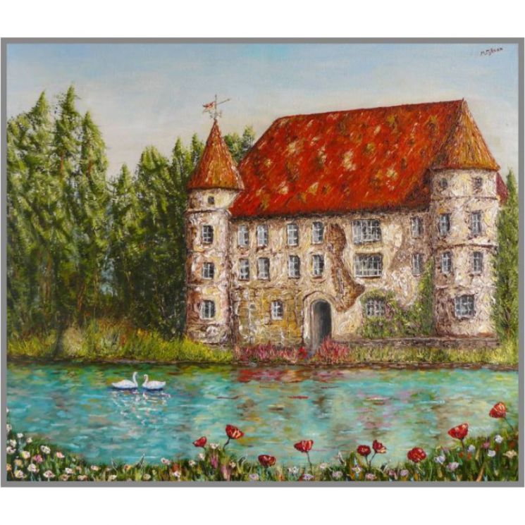 R-914 Алмазная мозаика Милато "Замок"