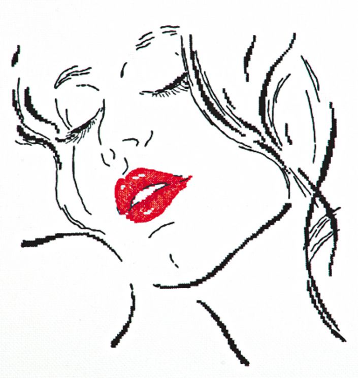 Набор для вышивания крестом Чудесная игла «Милые черты» 66-12