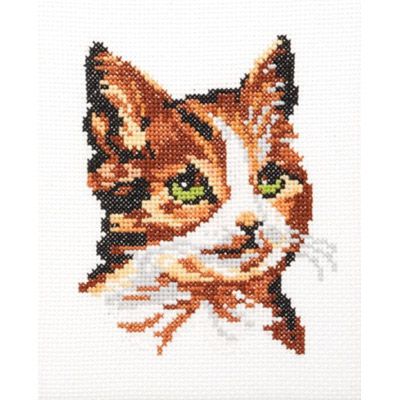 Набор для вышивания крестом Pako  "Кошка" 210-878