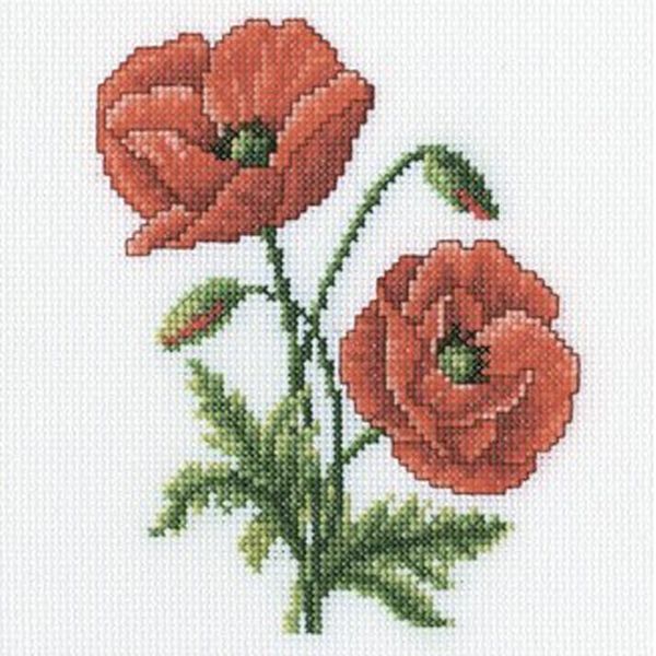Набор для вышивания крестом РТО "Алые маки" С182