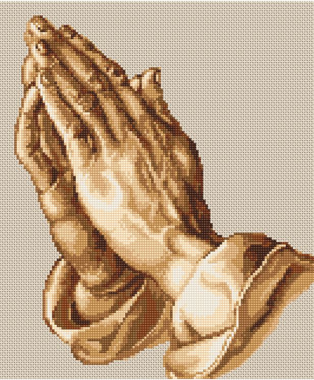 B350 Набор для вышивания Luca-S "Молящиеся руки"