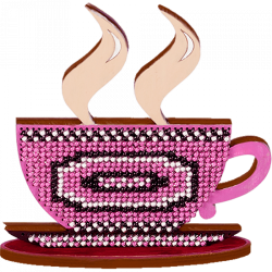 Набор для вышивания бисером по дереву Волшебная страна FLK-013, 9*9.5см