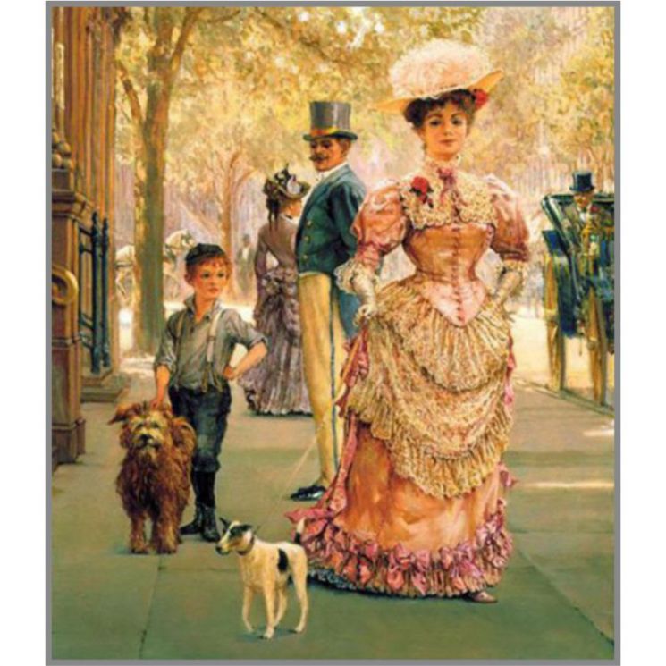 Z-313 Алмазная мозаика Милато "Променад"