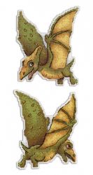 Р-300 Набор для вышивания МП-студия "Динозавры. Птеродактиль"