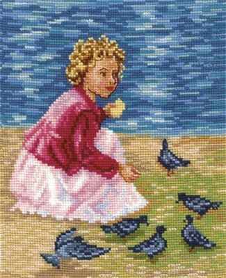 М-28 Набор для вышивания Сделай Своими Руками "Мои голубки"