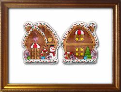 1132 Набор для вышивания ОВЕН "Пряничный домик"