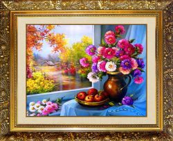 F-352 Алмазная мозаика МИЛАТО "У окна"