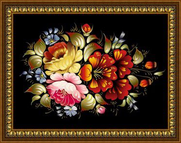 Алмазная мозаика Милато "Хохлома" O-534