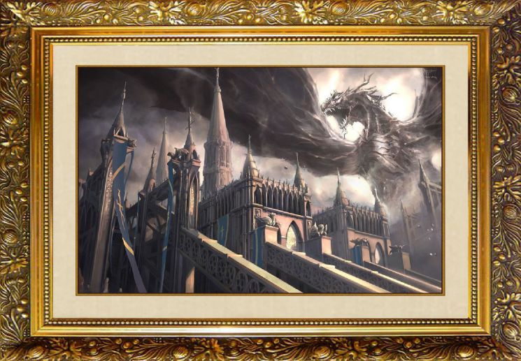 F-354 Алмазная мозаика МИЛАТО "Замок дракона"