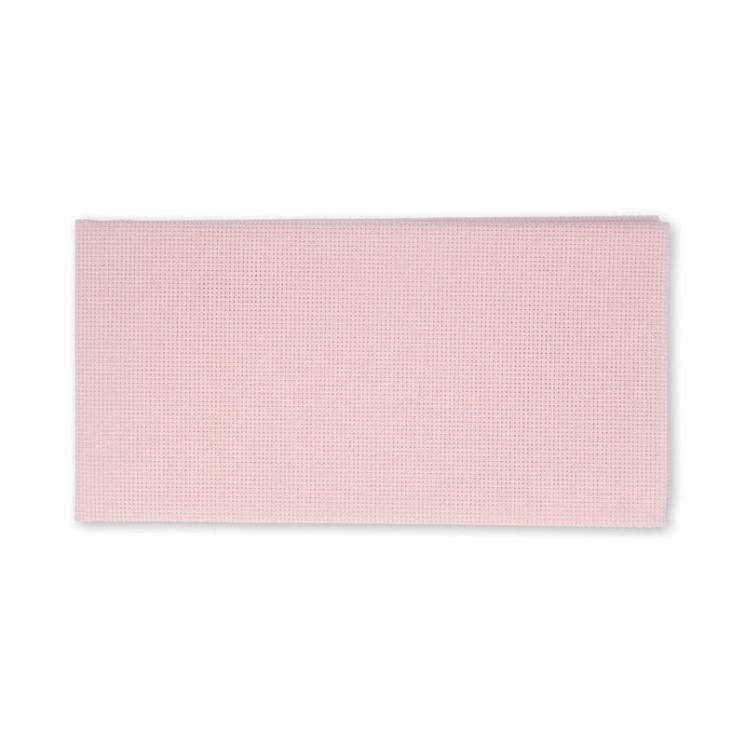 Канва Аида №14 Gamma, 50х50 см, светло-розовый,  К04ц-17