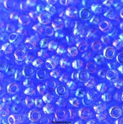 31050 Бисер радужный синий прозрачный (Preciosa) 