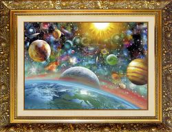 F-361 Алмазная мозаика МИЛАТО "Космический микс"