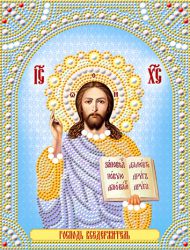 СИА4-029 Алмазная мозаика ТМ НАСЛЕДИЕ "Господь Вседержитель" (в белом)