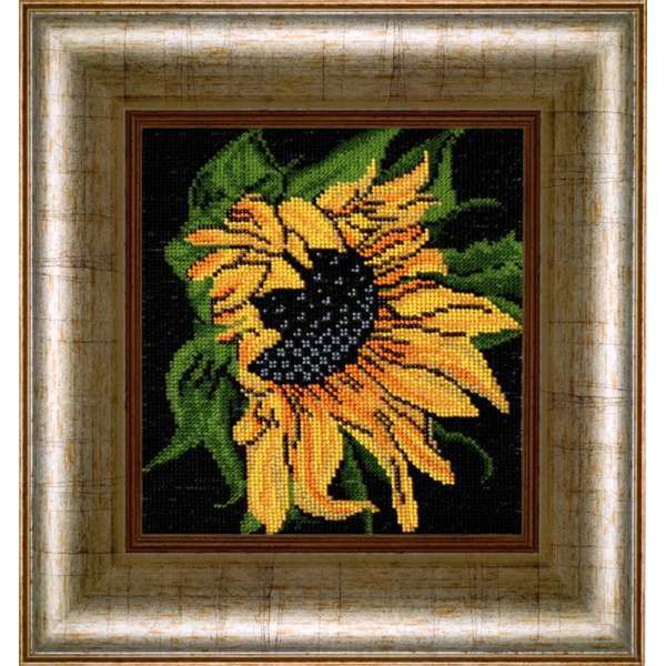 Набор для вышивания бисером ВЫШИВАЕМ БИСЕРОМ "Подсолнух" В72