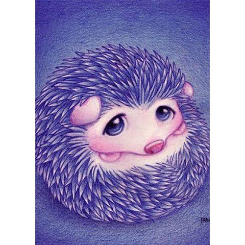 Алмазная мозаика Гранни "Милый ёжик" Ag016