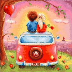 15.001.14 Набор для вышивания Марья Искусница "Рассвет для двоих" Elina Ellis