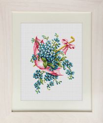 B111 Набор для вышивания Luca-S "Розовый зонтик"