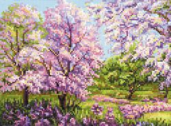 БСА3-146 Алмазная мозаика ТМ Наследие "Краски весны"