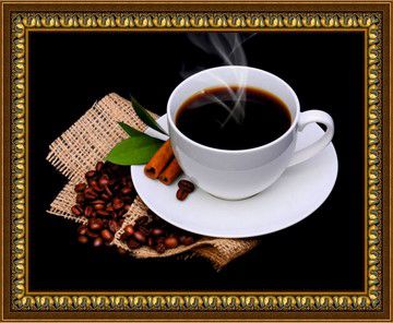 Алмазная мозаика DIY "Горячий кофе" S-039 