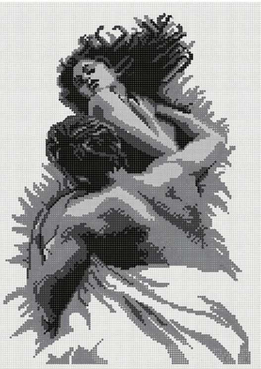 КБ-290 Схема для вышивания бисером ТМ Наследие "В объятиях"