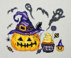 09.003.05 Набор для вышивания Марья Искусница "Тыква в шляпе"