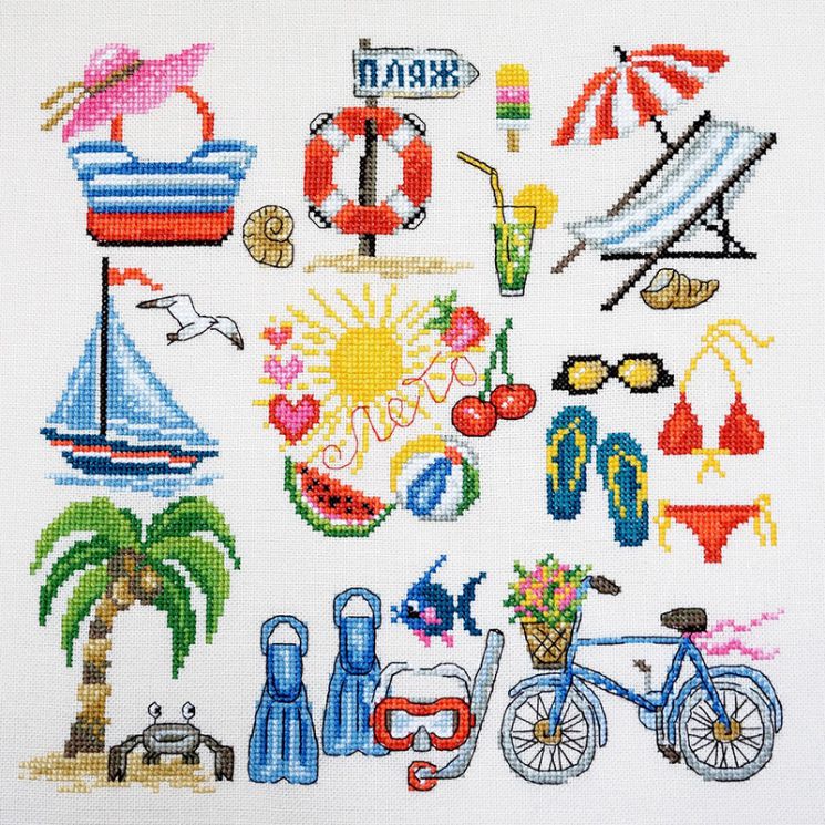 11.002.23 НАБОР ДЛЯ ВЫШИВАНИЯ Марья Искусница "ЛЕТО"