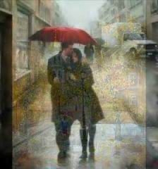 N-316 Алмазная мозаика Милато "Двое под зонтом"