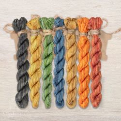 НМул-КБ73-2401 Набор ниток OwlForest для схемы «Кот Баюн» (ПНК) 