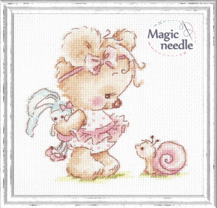 17-16 Набор для вышивания Чудесная игла «Я С ТОБОЙ ДРУЖУСЬ!»