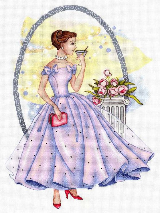 НВ-729 Набор для вышивания М.П.Студия "Завтрак у Тиффани"