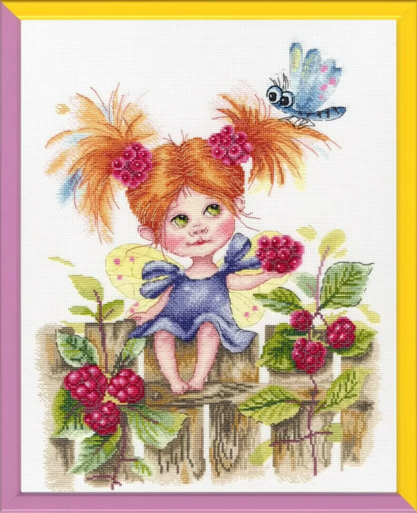 Набор для вышивания Золотое Руно "Малиновая фея" ВК-071