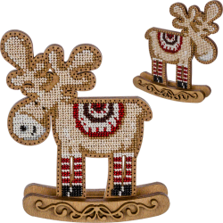 Набор для вышивания бисером по дереву ВОЛШЕБНАЯ  СТРАНА FLK-295, 12*15.5см