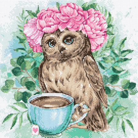 БС40-008 Алмазная вышивка ТМ Наследие "Животные в цветах 3"