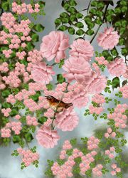 НЛ3-039 Набор для вышивания лентами ТМ Наследие "Розы"