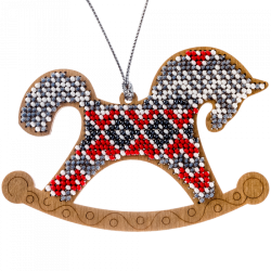 Набор для вышивания бисером по дереву ВОЛШЕБНАЯ СТРАНА FLK-141, 11*7.5см