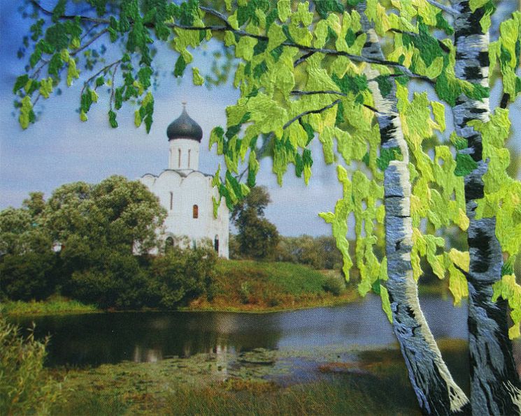 Набор для вышивания гладью РИСУЕМ ИГЛОЙ "Моя Русь" L-0020