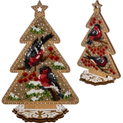 Набор для вышивания бисером по дереву ВОЛШЕБНАЯ  СТРАНА FLK-300, 13*19.5см