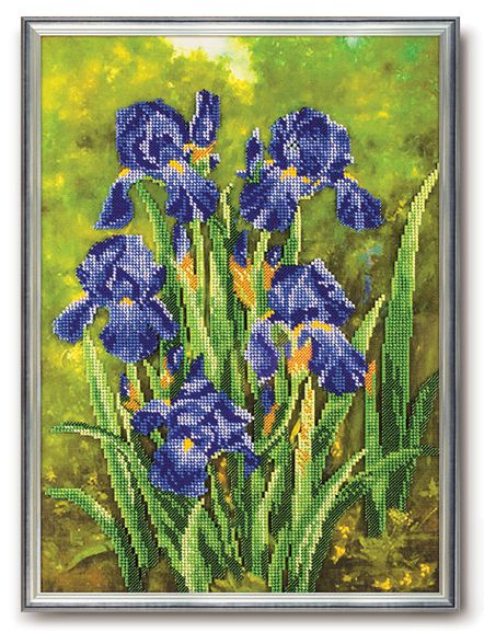 Набор для вышивания бисером КРОШЕ "Ирисы" В-205
