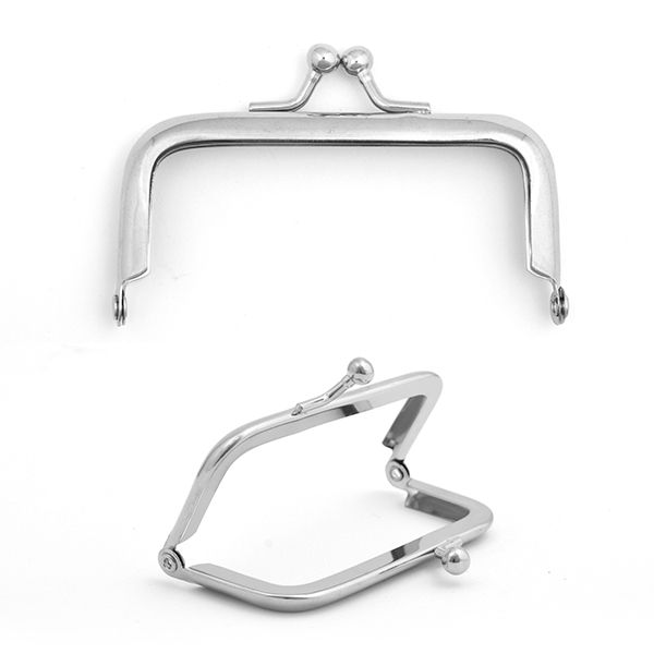 5327476 Фермуар "Прямоугольник", 75мм, цв.никель