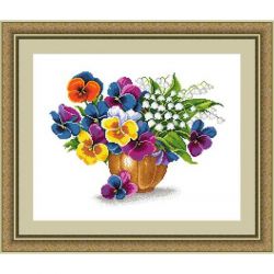Набор для вышивания Сделано с любовью ЦВ-047 "Майское разноцветие", 30х40