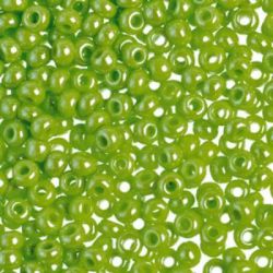 58410 Бисер салатовый глянцевый (Preciosa) 