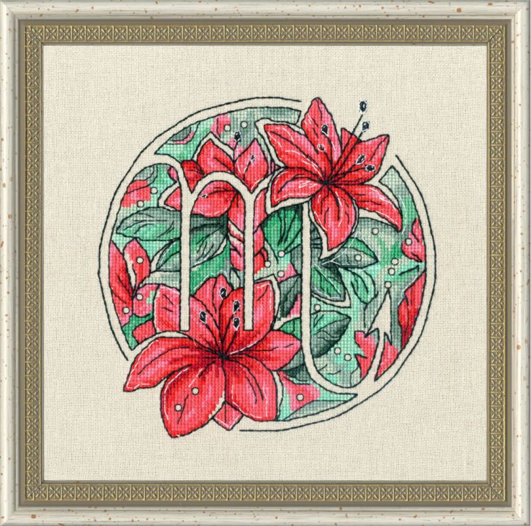 ЦГ-008 Набор для вышивания Золотое Руно "Скорпион"