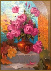 S-509 Алмазная мозаика Милато "Натюрморт с розами"